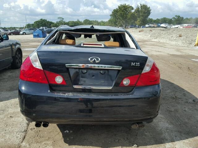 JNKAY01E76M107862 - 2006 INFINITI M35 BASE BLACK photo 10