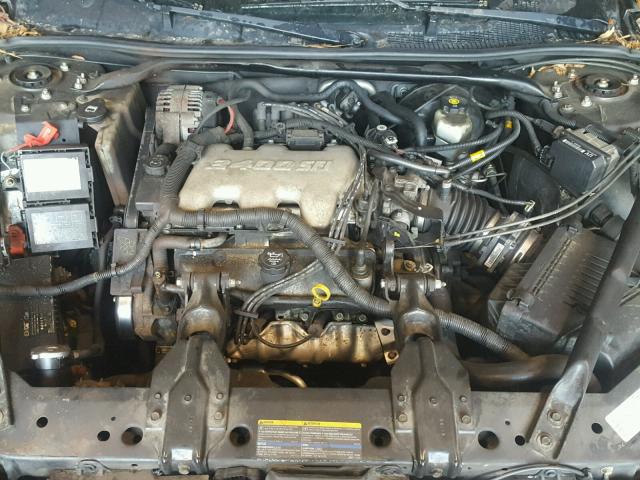 2G1WF52E539378414 - 2003 CHEVROLET IMPALA BLACK photo 7