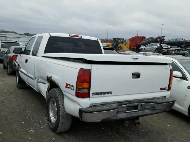 2GTEK19T421414473 - 2002 GMC NEW SIERRA WHITE photo 3