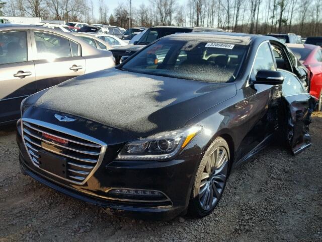 KMHGN4JF7FU028174 - 2015 HYUNDAI GENESIS 5. BLACK photo 2