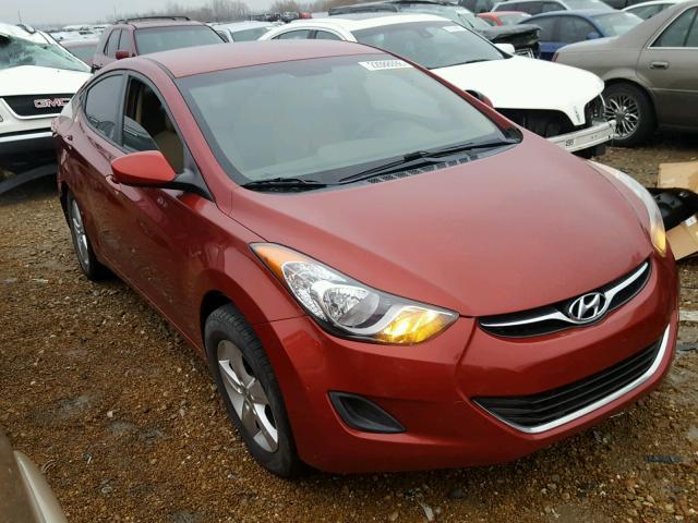 KMHDH4AE4BU110083 - 2011 HYUNDAI ELANTRA GL RED photo 1