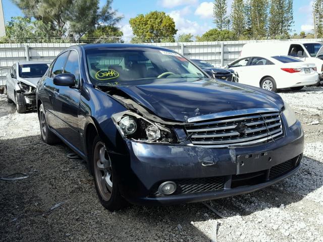 JNKAY01F07M452760 - 2007 INFINITI M35 BASE BLUE photo 1