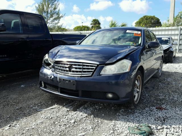 JNKAY01F07M452760 - 2007 INFINITI M35 BASE BLUE photo 2