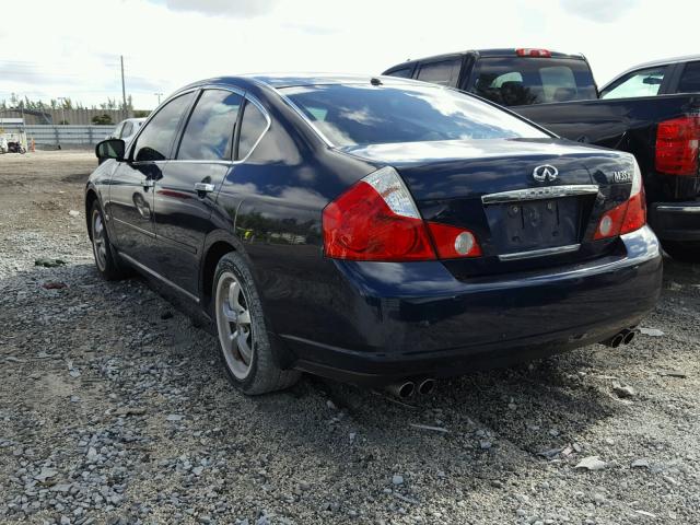 JNKAY01F07M452760 - 2007 INFINITI M35 BASE BLUE photo 3