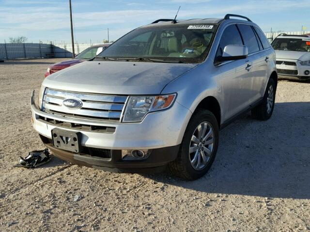 2FMDK3KC8ABA52900 - 2010 FORD EDGE LIMIT SILVER photo 2