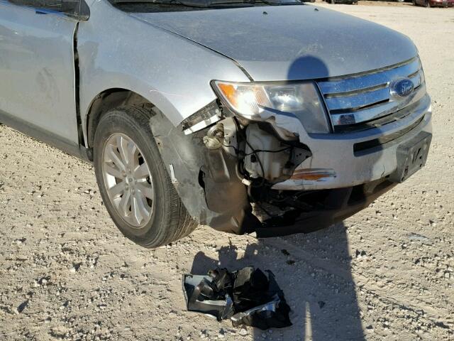 2FMDK3KC8ABA52900 - 2010 FORD EDGE LIMIT SILVER photo 9