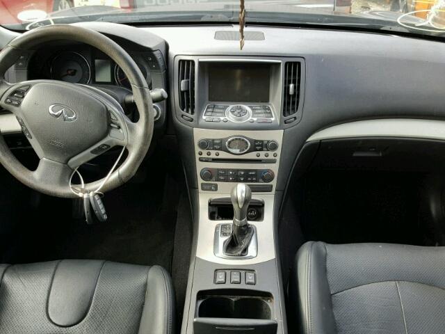 JNKBV61F28M250665 - 2008 INFINITI G35 GRAY photo 9