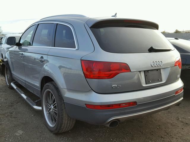 WA1BV74L37D073805 - 2007 AUDI Q7 4.2 QUA GRAY photo 3