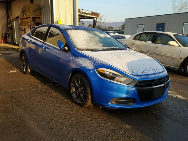 1C3CDFAA0GD624741 - 2016 DODGE DART SE BLUE photo 1