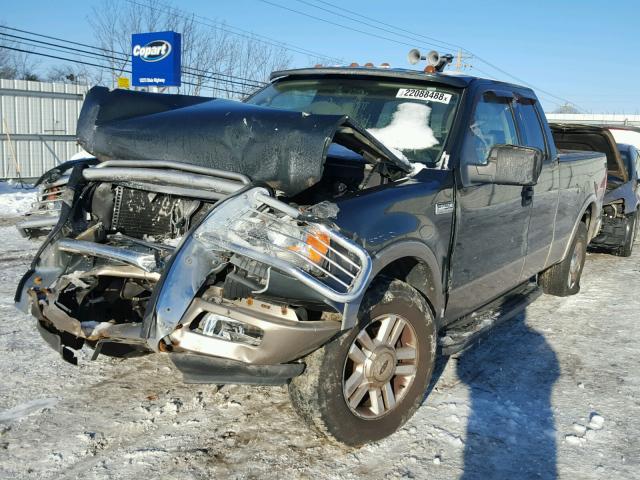 1FTPX12564KD72123 - 2004 FORD F150 GREEN photo 2