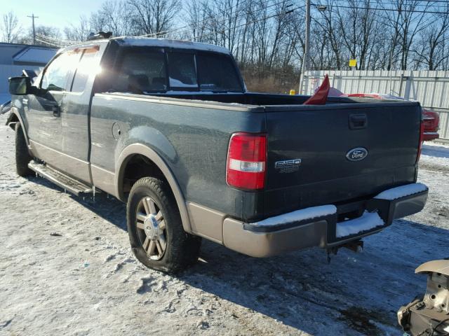 1FTPX12564KD72123 - 2004 FORD F150 GREEN photo 3