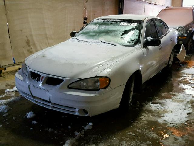 1G2NE52F24C228208 - 2004 PONTIAC GRAND AM S WHITE photo 2