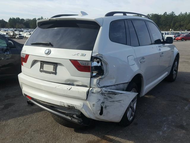 WBXPC93497WF05122 - 2007 BMW X3 3.0SI WHITE photo 4