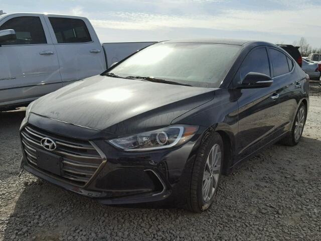 5NPD84LF5HH181323 - 2017 HYUNDAI ELANTRA SE BLACK photo 2