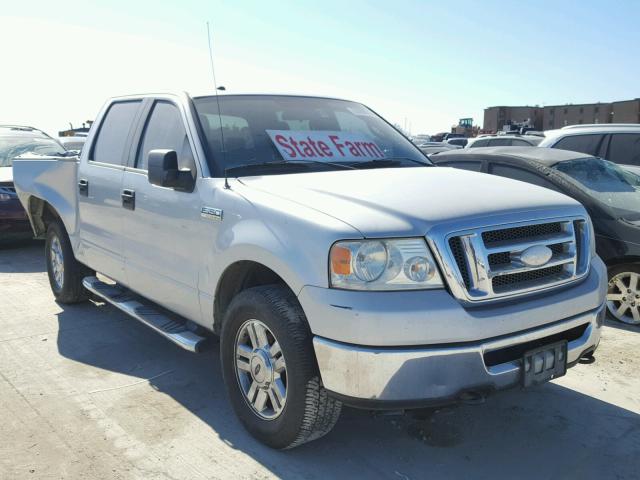 1FTPW14598FC07441 - 2008 FORD F150 SUPER SILVER photo 1