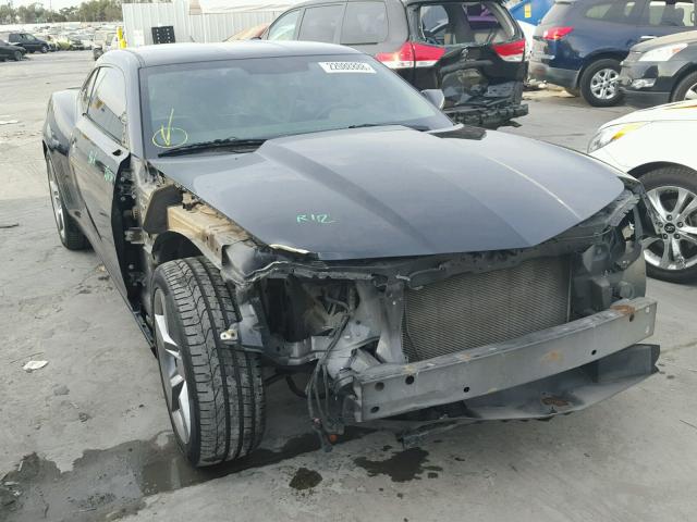 2G1FC1E39C9135121 - 2012 CHEVROLET CAMARO LT BLACK photo 1