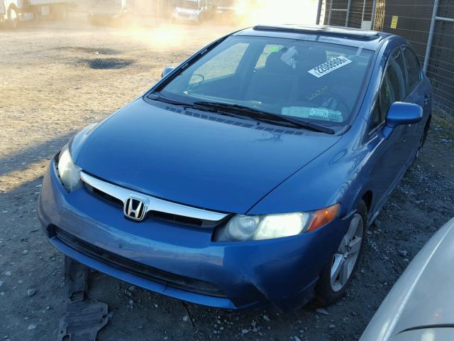 1HGFA168X8L042052 - 2008 HONDA CIVIC EX Mavi foto 2