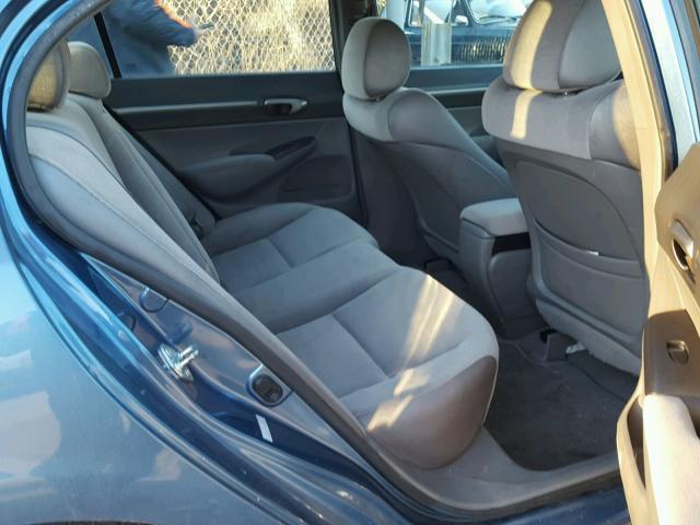 1HGFA168X8L042052 - 2008 HONDA CIVIC EX Mavi foto 6