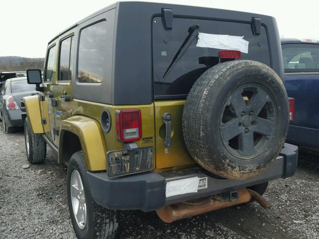 1J8GA59178L544809 - 2008 JEEP WRANGLER U GREEN photo 3