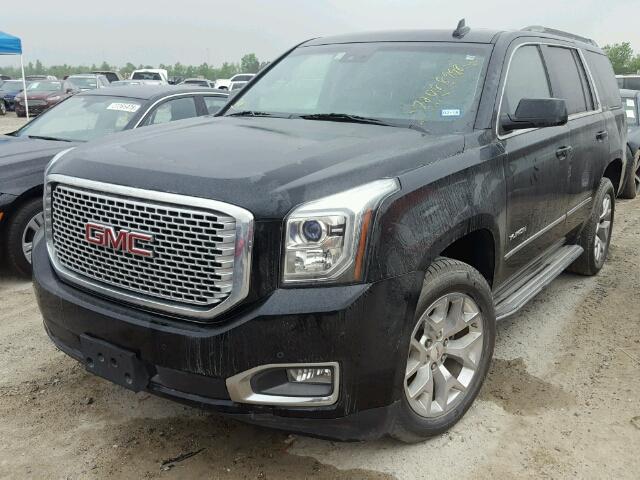 1GKS1BKC4FR610629 - 2015 GMC YUKON SLT BLACK photo 2