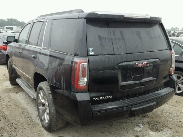 1GKS1BKC4FR610629 - 2015 GMC YUKON SLT BLACK photo 3