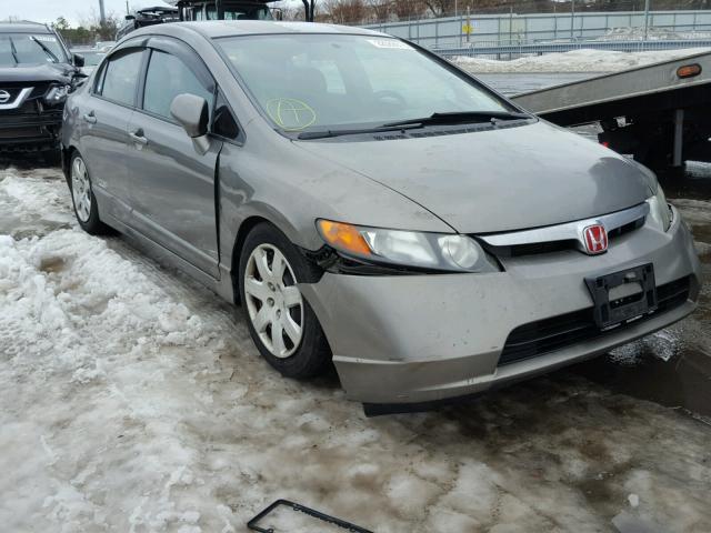 2HGFA15567H512029 - 2007 HONDA CIVIC LX GRAY photo 1