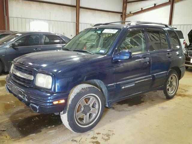 2CNBE634236904869 - 2003 CHEVROLET TRACKER LT BLUE photo 2