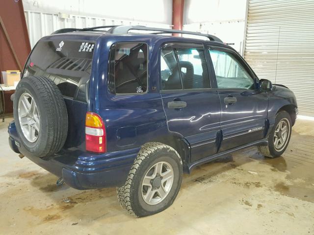 2CNBE634236904869 - 2003 CHEVROLET TRACKER LT BLUE photo 4