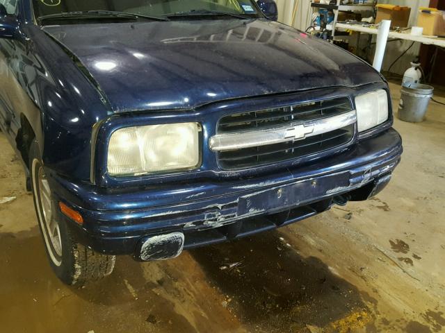 2CNBE634236904869 - 2003 CHEVROLET TRACKER LT BLUE photo 9