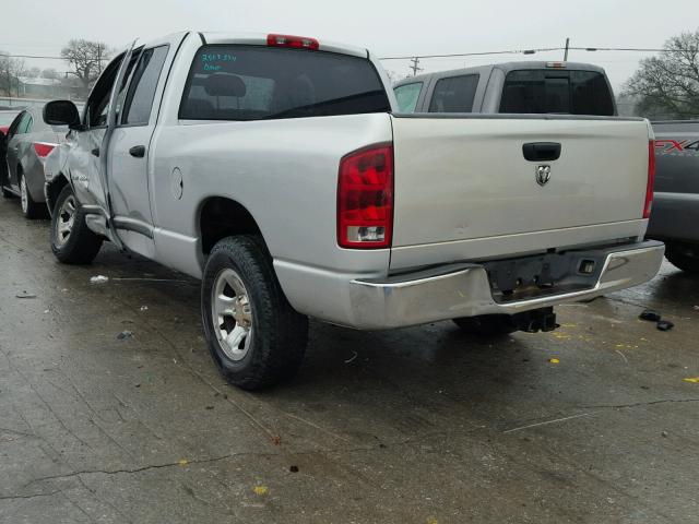 1D7HA18D65S357682 - 2005 DODGE RAM 1500 S SILVER photo 3