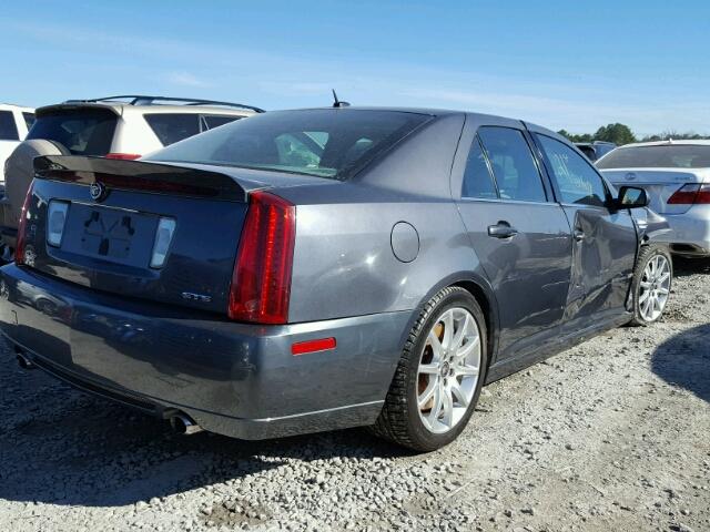 1G6DX67D180121319 - 2008 CADILLAC STS-V GRAY photo 4