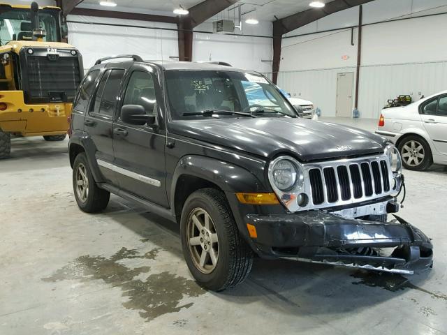 1J4GL58K36W220578 - 2006 JEEP LIBERTY LI BLACK photo 1