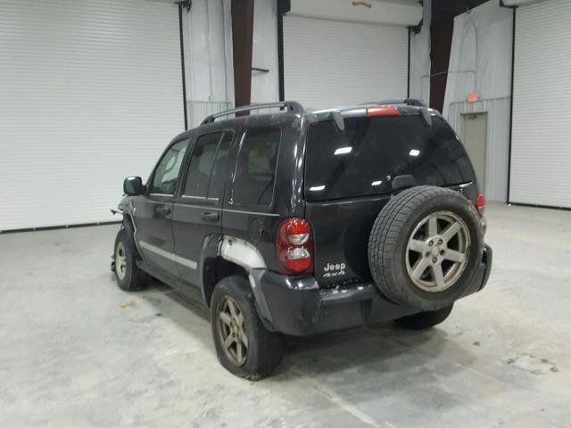 1J4GL58K36W220578 - 2006 JEEP LIBERTY LI BLACK photo 3