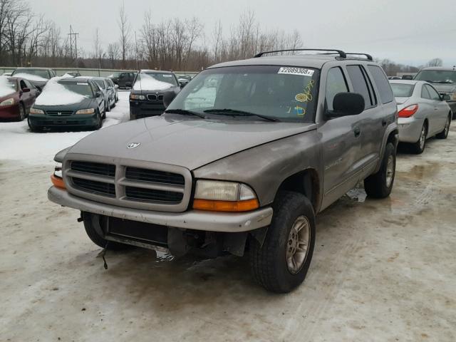 1B4HS28Y8XF583750 - 1999 DODGE DURANGO SILVER photo 2