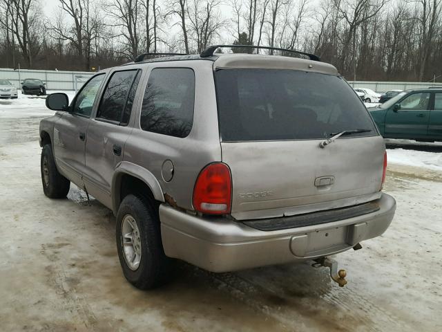 1B4HS28Y8XF583750 - 1999 DODGE DURANGO SILVER photo 3