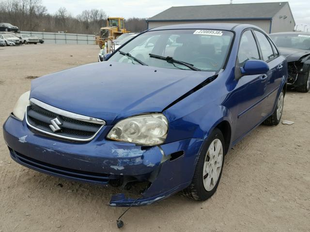 KL5JD56Z86K396628 - 2006 SUZUKI FORENZA BLUE photo 2