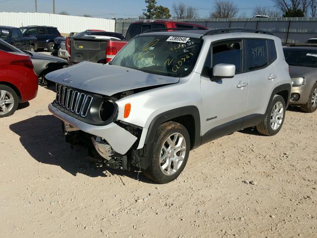 ZACCJABT9FPC20361 - 2015 JEEP RENEGADE L SILVER photo 2