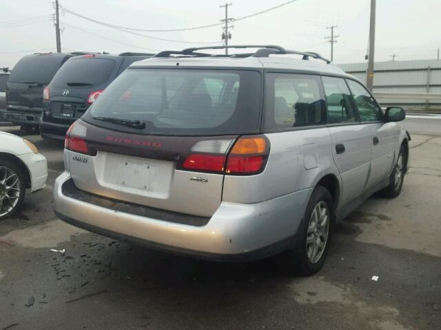 4S3BH675047612752 - 2004 SUBARU LEGACY OUT SILVER photo 4