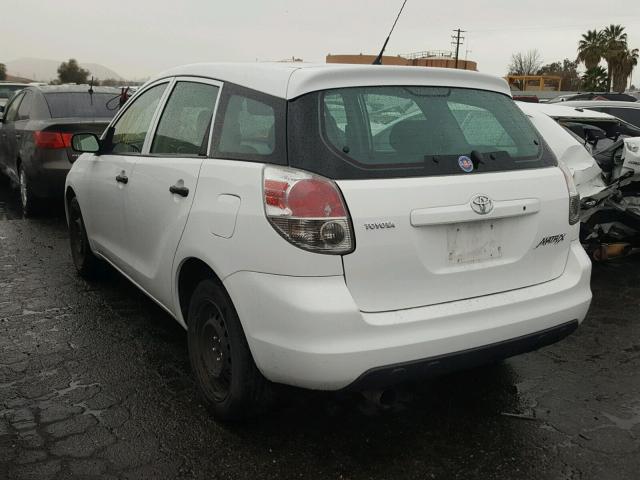 2T1KR32E18C695325 - 2008 TOYOTA COROLLA MA WHITE photo 3