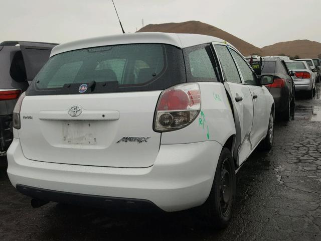 2T1KR32E18C695325 - 2008 TOYOTA COROLLA MA WHITE photo 4