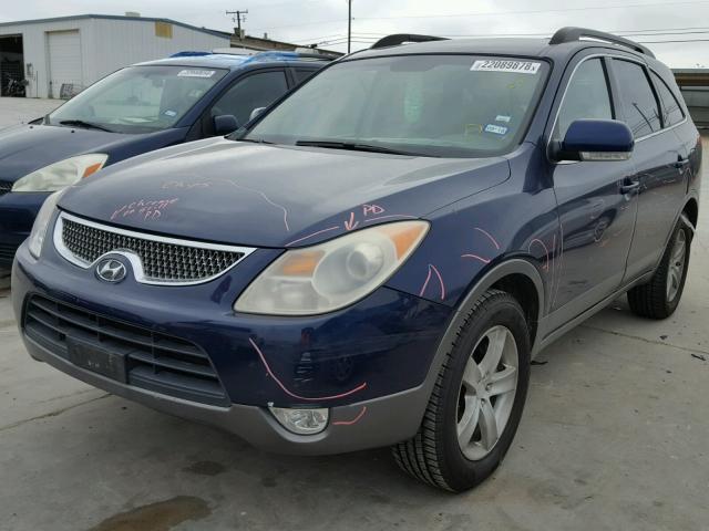 KM8NU13C87U026589 - 2007 HYUNDAI VERACRUZ G BLUE photo 2