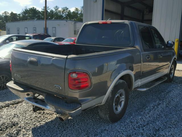 1FTRW07L42KE38548 - 2002 FORD F150 SUPER GRAY photo 4