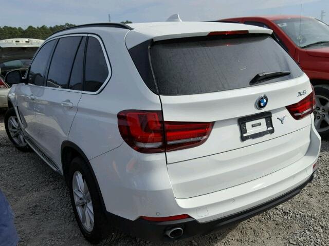 5UXKR2C58F0H37393 - 2015 BMW X5 SDRIVE3 WHITE photo 3