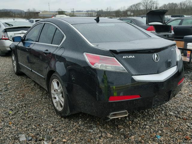 19UUA8F20AA021255 - 2010 ACURA TL BLACK photo 3