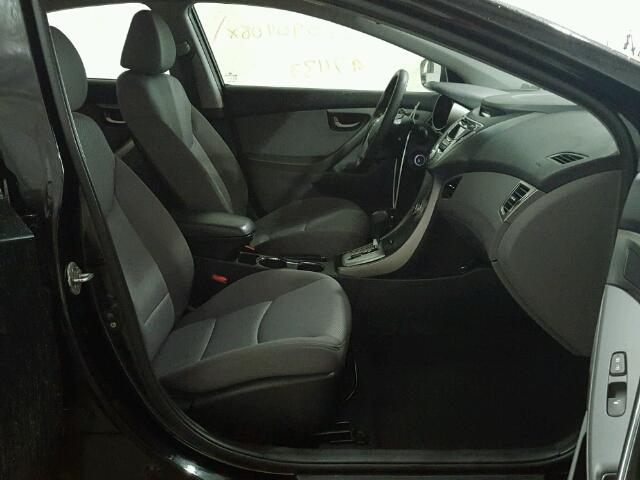 KMHDH4AE5CU378738 - 2012 HYUNDAI ELANTRA GL BLACK photo 5