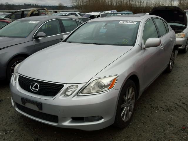 JTHCE96S070006756 - 2007 LEXUS GS 350 SILVER photo 2