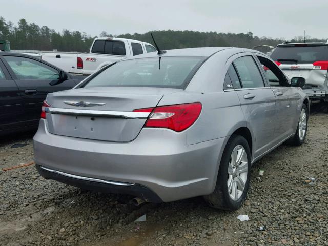 1C3CCBBB2DN736790 - 2013 CHRYSLER 200 TOURIN SILVER photo 4