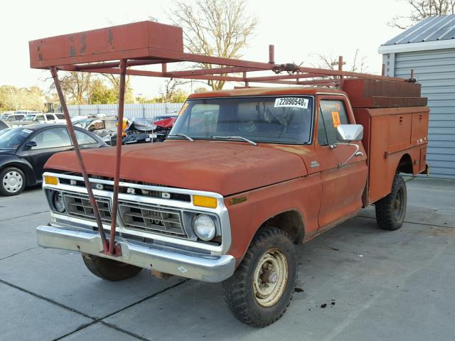 F26SRY43811 - 1977 FORD F250 RED photo 2