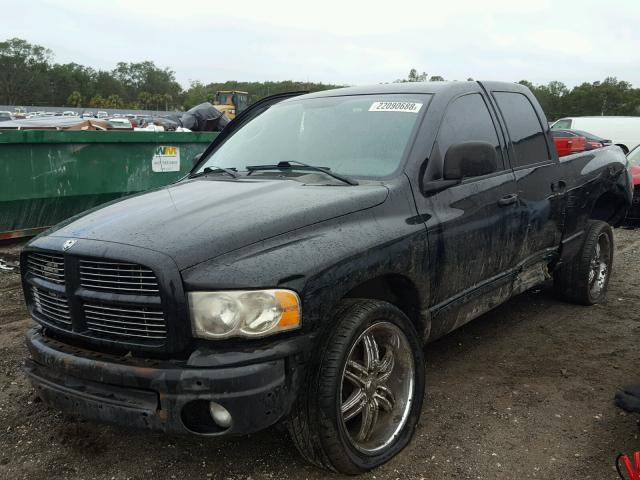 1D7HA18D85S233137 - 2005 DODGE RAM 1500 S BLACK photo 2