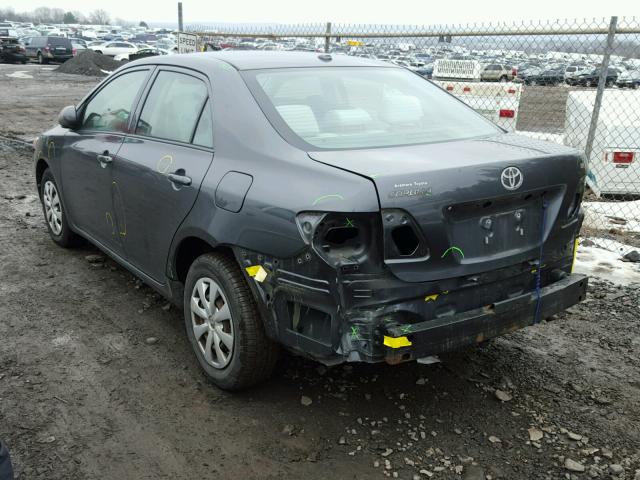 2T1BU40E69C133140 - 2009 TOYOTA COROLLA BA BLUE photo 3